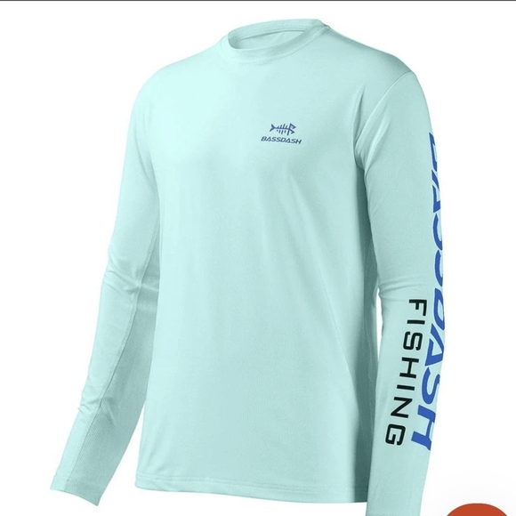 NWT Bassdash Fishing Long Sleeve Shirt UPF 50+Rash Guard UV Sun Protection S 2XL - Picture 1 of 14